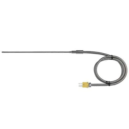 Digi-Sense Type-K Hvy-Dty Ind SS Handle Mini-Conn,  08516-80